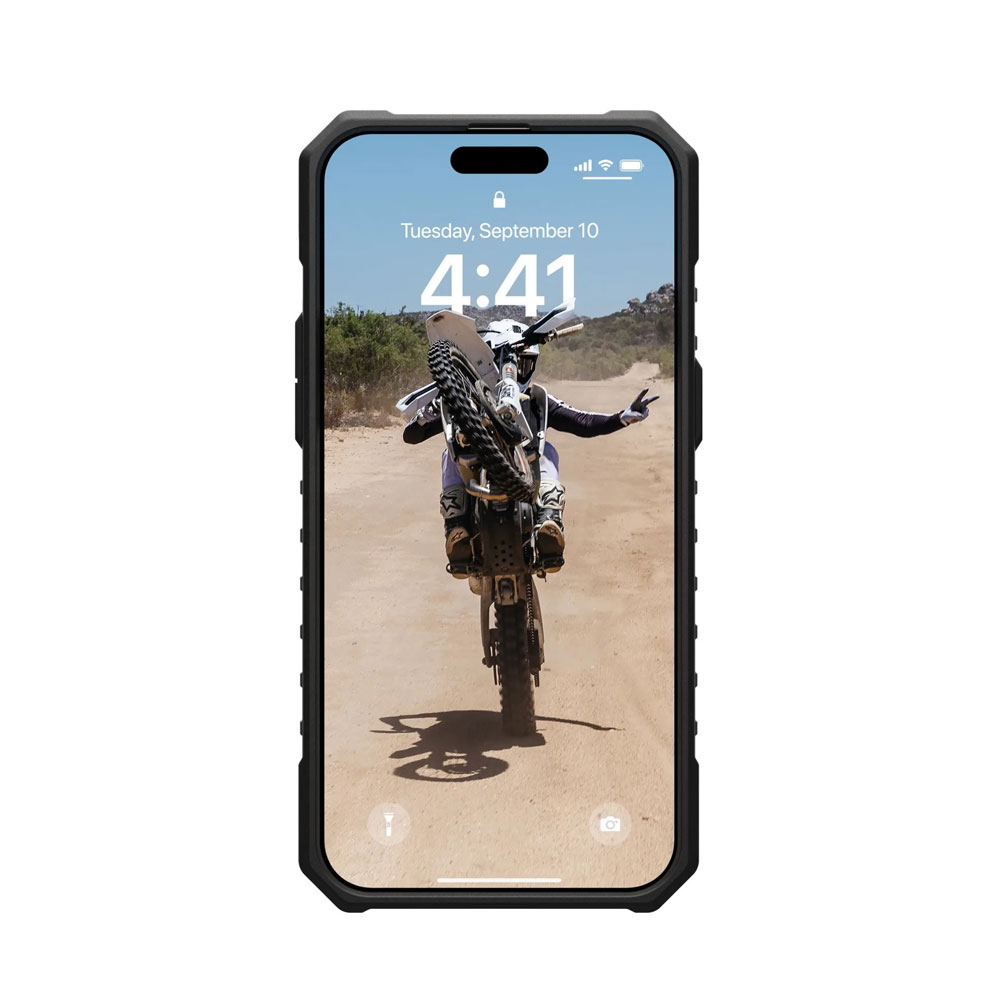 Picture of Apple iPhone 15 Pro Max 6.7 Case | UAG Pathfinder Magsafe Compatible Drop Proof Case for iPhone 15 Pro Max 6.7 (Olive Drab)