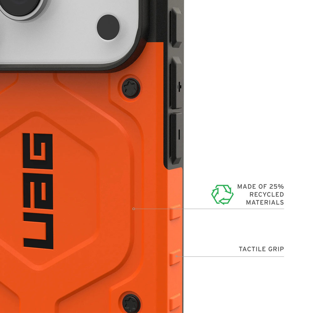 Picture of Apple iPhone 17 Pro Max 6.9 Case | UAG Pathfinder Magsafe Compatible Drop Proof Case for iPhone 17 Pro Max 6.9 (Orange)