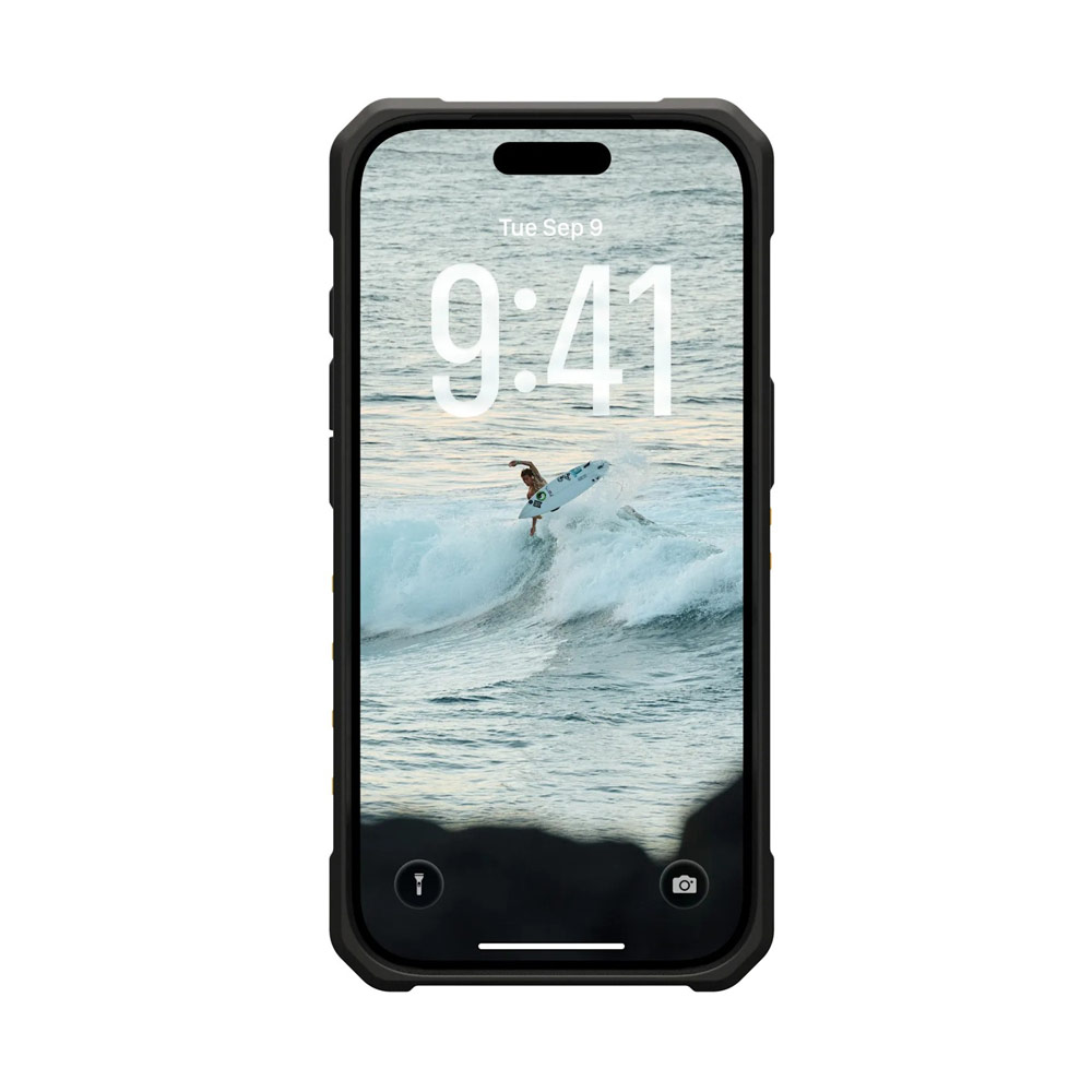 Picture of Apple iPhone 17 Pro 6.3 Case | UAG Pathfinder Magsafe Compatible Drop Proof Case for iPhone 17 Pro 6.3 (Heritage Yellow)