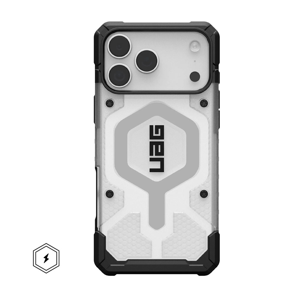 Picture of Apple iPhone 17 Pro Max 6.9 Case | UAG Pathfinder Magsafe Compatible Drop Proof Clear Case for iPhone 17 Pro Max 6.9 (Ice Silver)