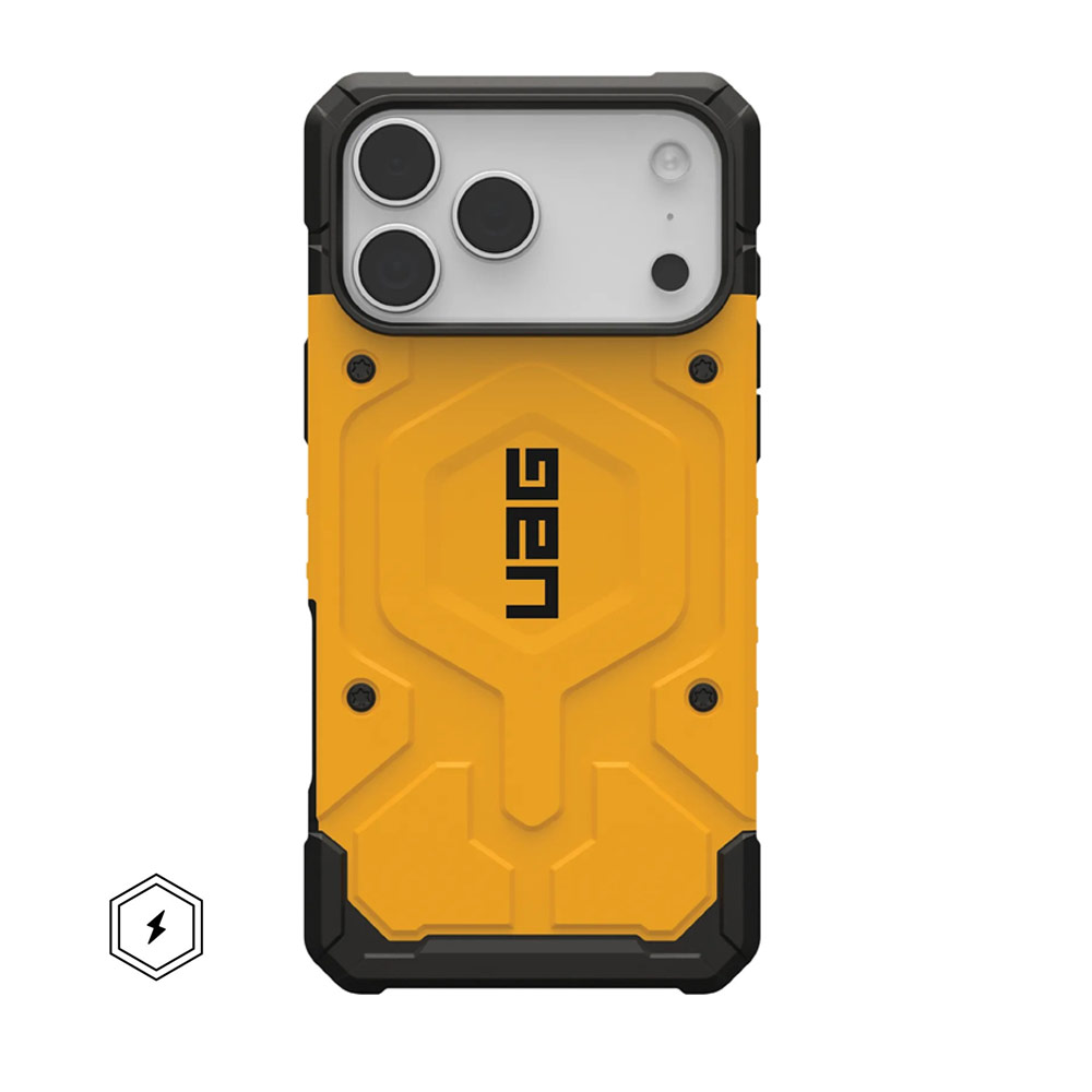 Picture of Apple iPhone 17 Pro Max 6.9 Case | UAG Pathfinder Magsafe Compatible Drop Proof Case for iPhone 17 Pro Max 6.9 (Heritage Yellow)