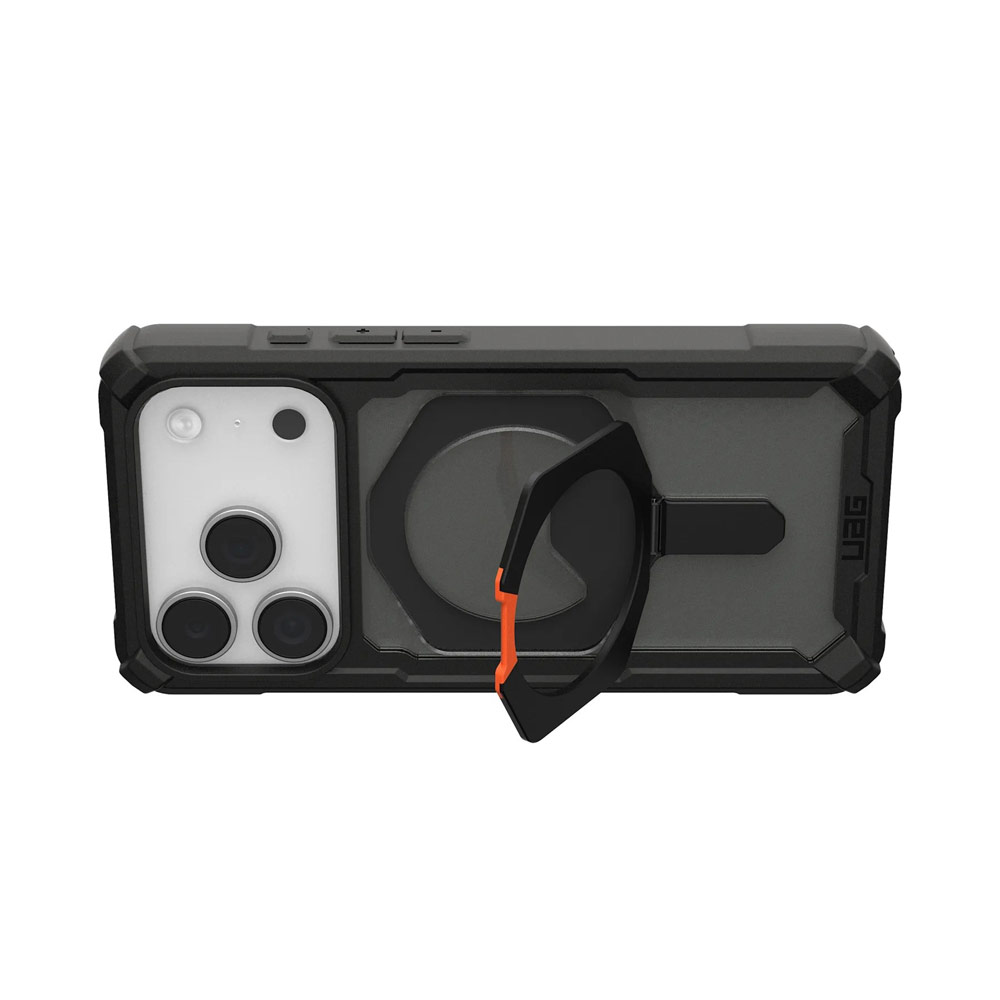 Picture of Apple iPhone 17 Pro 6.3 Case | UAG Plasma XTE Magsafe Drop Proof Shock Absorbing Drop Protection Case Kickstand Case for iPhone 17 Pro 6.3 (Black Pop Orange)