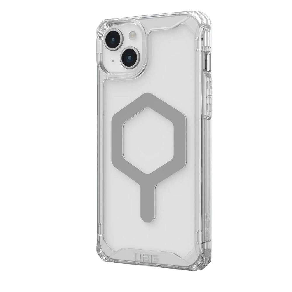 Picture of Apple iPhone 15 Plus 6.7 Case | UAG Plyo Magsafe Compatible Drop Proof Shock Impact Resistant Transparent Clear Case for iPhone 15 Plus 6.7 (Ice Silver)