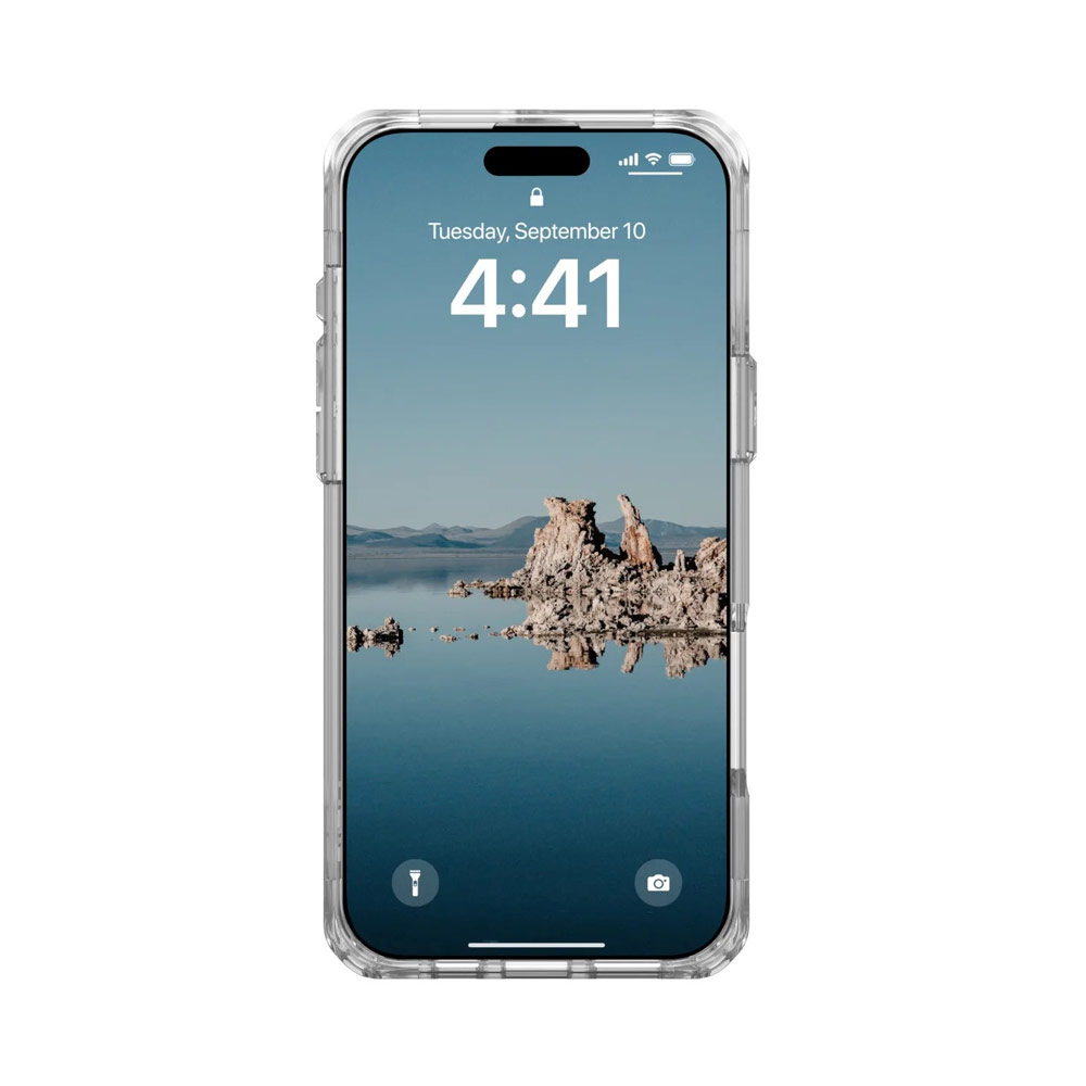 Picture of Apple iPhone 16 Pro Max 6.9 Case | UAG Plyo Magsafe Drop Proof Shock Impact Resistant Transparent Clear Case for iPhone 16 Pro Max 6.9 (Ice White)