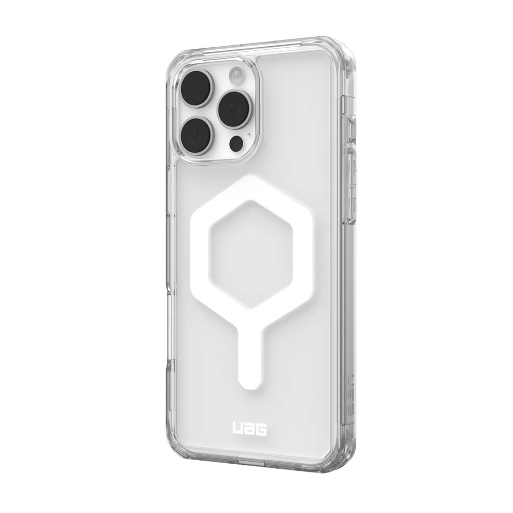 Picture of Apple iPhone 16 Pro Max 6.9 Case | UAG Plyo Magsafe Drop Proof Shock Impact Resistant Transparent Clear Case for iPhone 16 Pro Max 6.9 (Ice White)