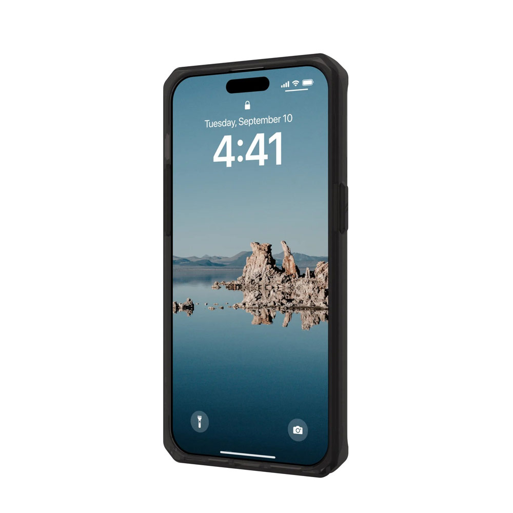 Picture of Apple iPhone 15 Pro Max 6.7 Case | UAG Plyo Magsafe Compatible Drop Proof Shock Impact Resistant Transparent Clear Case for iPhone 15 Pro Max 6.7 (Black Bronze)