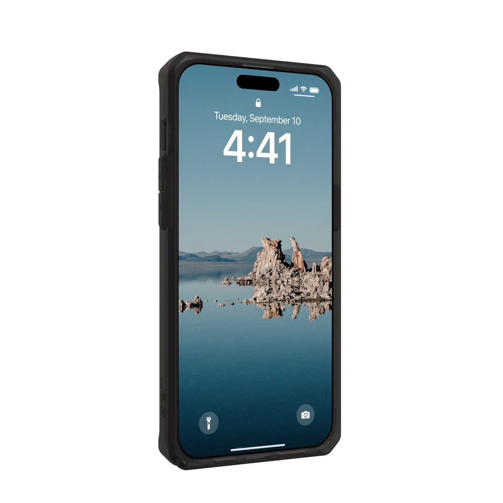 Picture of Apple iPhone 15 Pro Max 6.7 Case | UAG Plyo Magsafe Compatible Drop Proof Shock Impact Resistant Transparent Clear Case for iPhone 15 Pro Max 6.7 (Black Bronze)