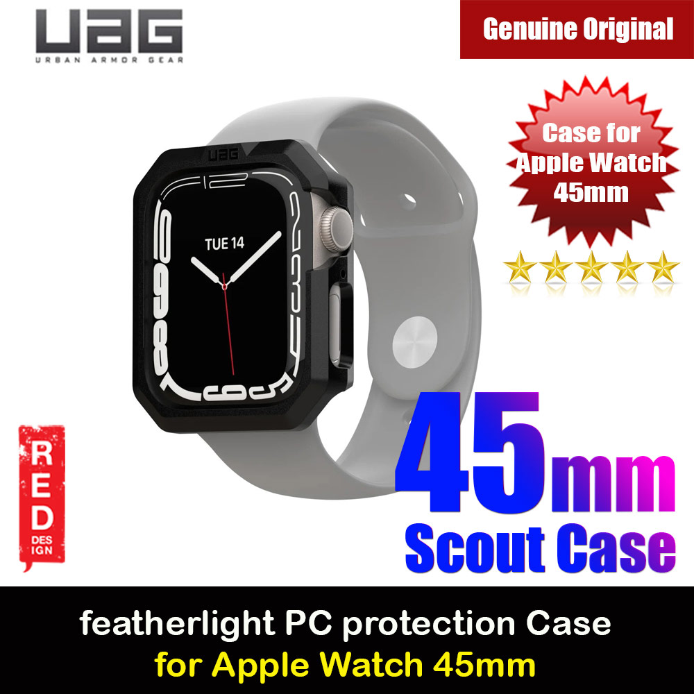 Picture of UAG Scout Series Featherlight PC Protection and Raised Screen Surround designed for Apple Watch 45mm Series 7 (Black) Apple Watch 45mm- Apple Watch 45mm Cases, Apple Watch 45mm Covers, iPad Cases and a wide selection of Apple Watch 45mm Accessories in Malaysia, Sabah, Sarawak and Singapore 