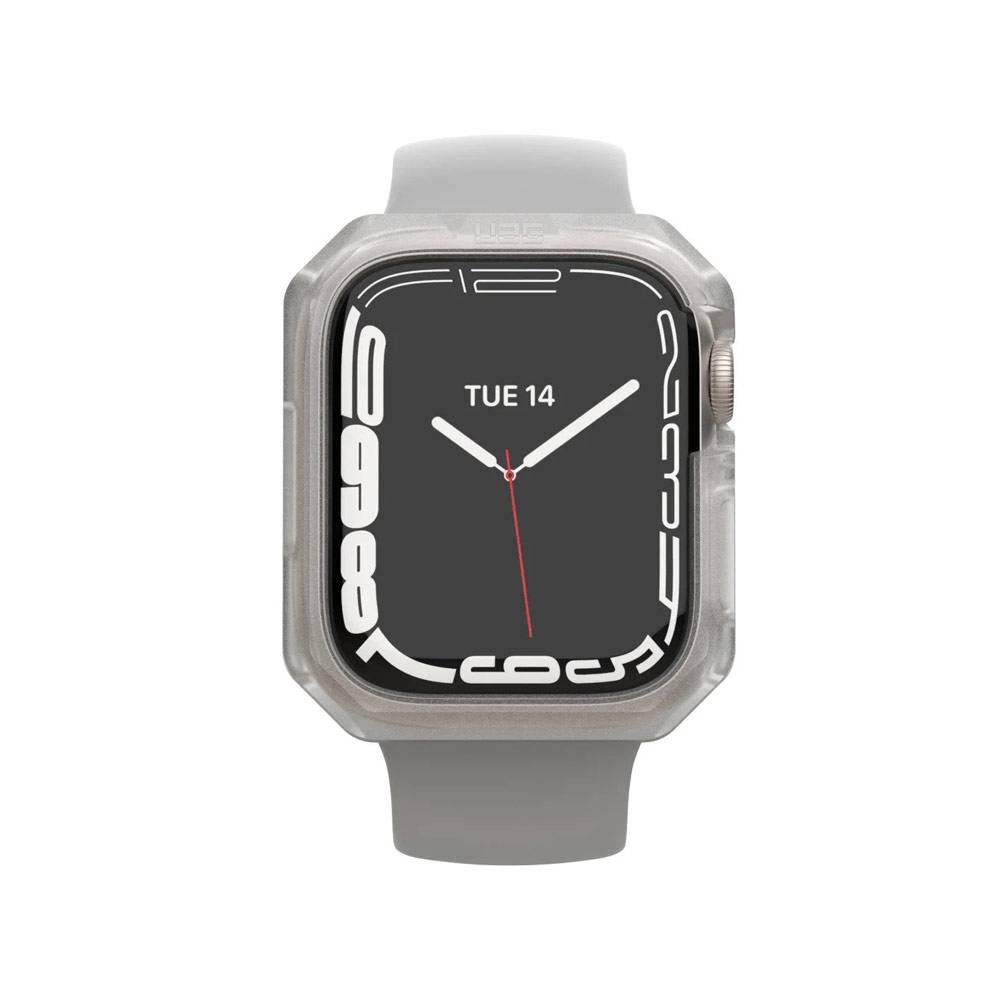 Picture of Apple Watch 45mm | UAG Scout Series Featherlight PC Protection and Raised Screen Surround designed for Apple Watch 45mm Series 7 (Frosted Ice)