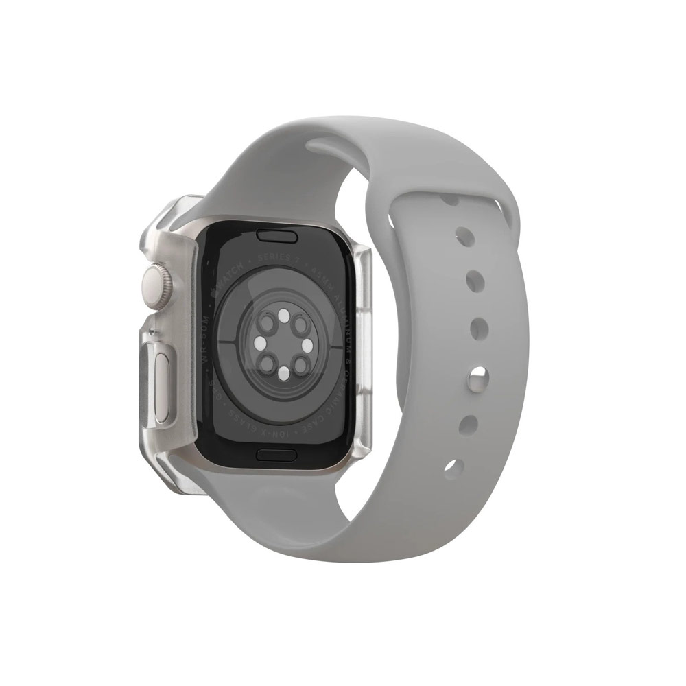 Picture of Apple Watch 45mm | UAG Scout Series Featherlight PC Protection and Raised Screen Surround designed for Apple Watch 45mm Series 7 (Frosted Ice)