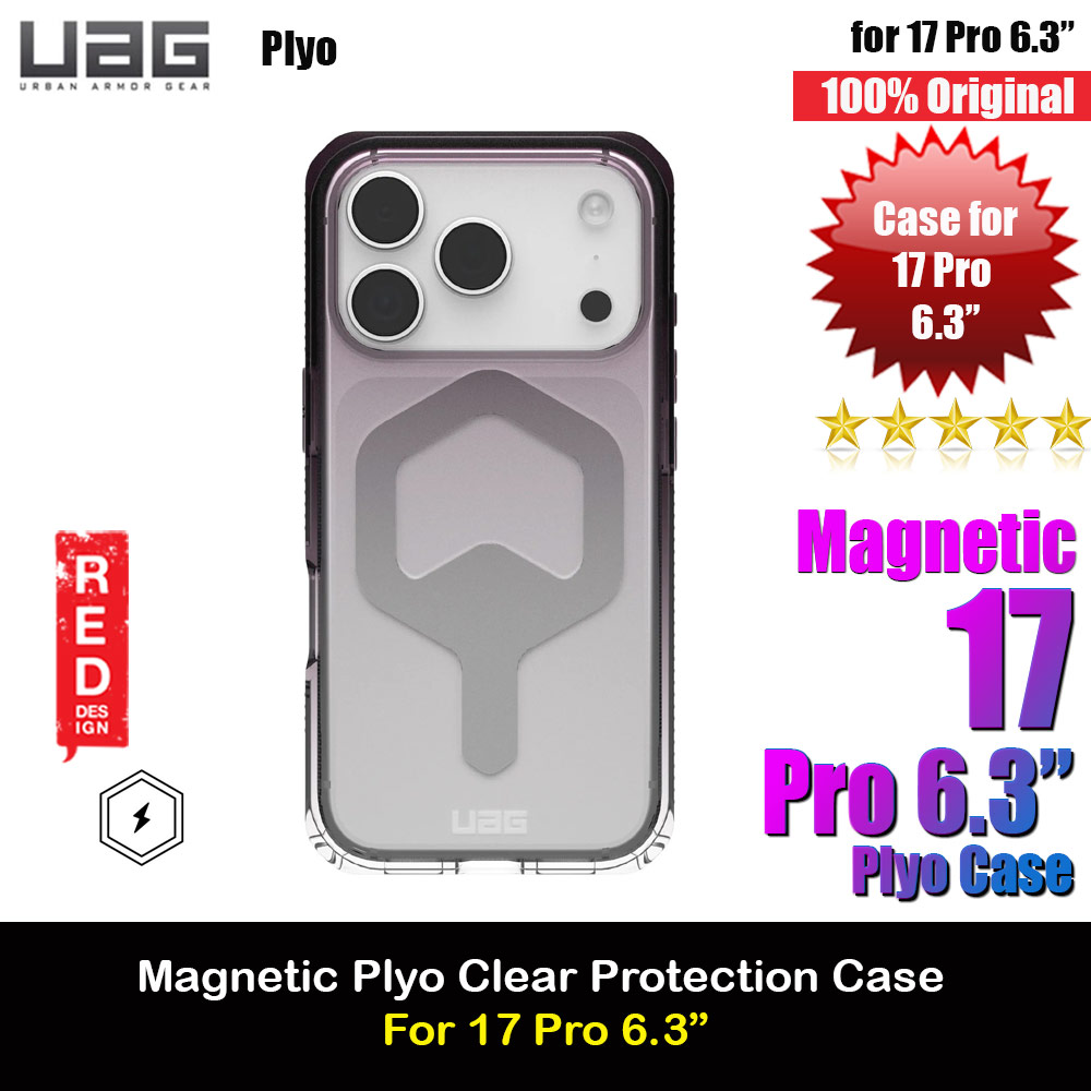 Picture of UAG Plyo Magsafe Compatible Drop Proof Clear Case for iPhone 17 Pro 6.3 (Black Clear Ombre) Apple iPhone 17 Pro 6.3- Apple iPhone 17 Pro 6.3 Cases, Apple iPhone 17 Pro 6.3 Covers, iPad Cases and a wide selection of Apple iPhone 17 Pro 6.3 Accessories in Malaysia, Sabah, Sarawak and Singapore 