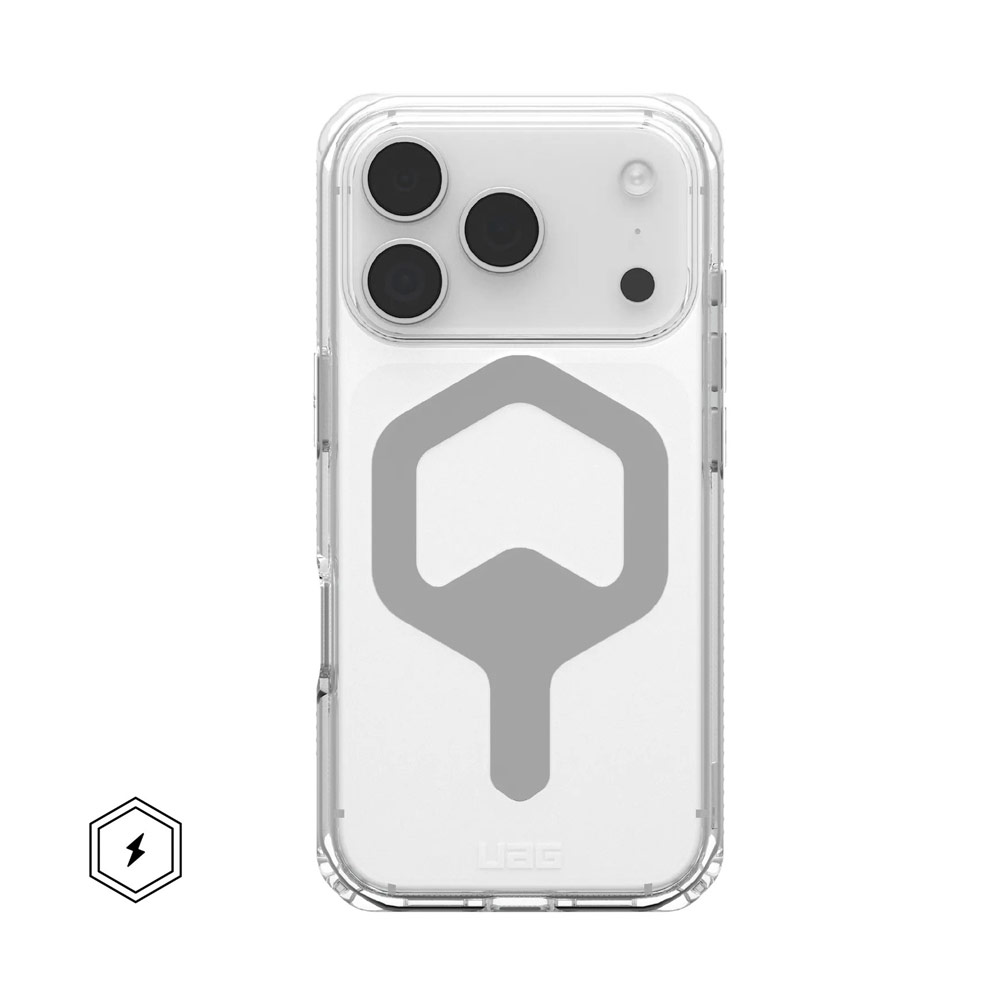 Picture of Apple iPhone 17 Pro 6.3 Case | UAG Plyo Magsafe Compatible Drop Proof Clear Case for iPhone 17 Pro 6.3 (Ice Silver)