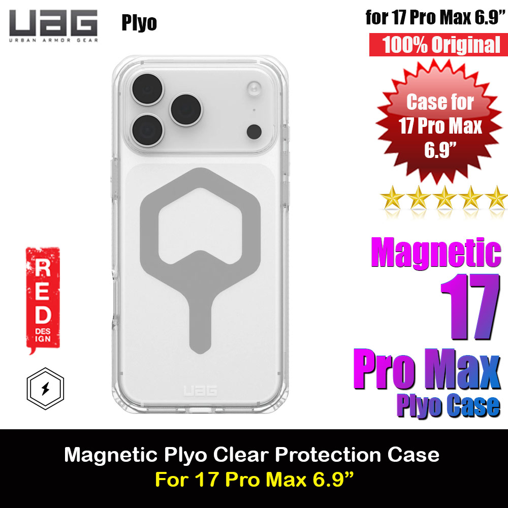Picture of UAG Plyo Magsafe Compatible Drop Proof Clear Case for iPhone 17 Pro Max 6.9 (Ice Silver) Apple iPhone 17 Pro Max 6.9- Apple iPhone 17 Pro Max 6.9 Cases, Apple iPhone 17 Pro Max 6.9 Covers, iPad Cases and a wide selection of Apple iPhone 17 Pro Max 6.9 Accessories in Malaysia, Sabah, Sarawak and Singapore 