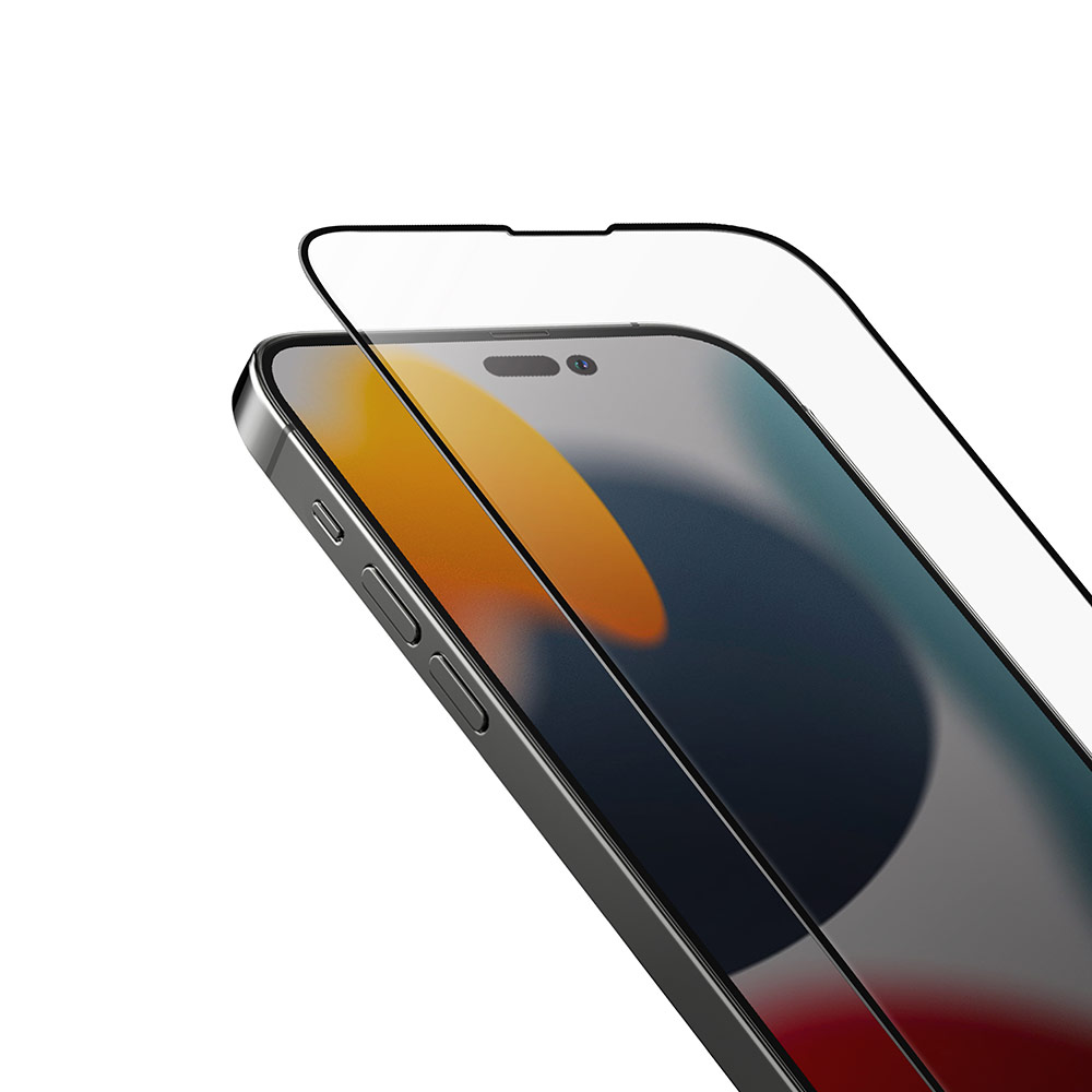 Picture of Apple iPhone 14 Pro 6.1 Screen Protector | Uniq Optix Vivid HD Clear 2.85D Tempered Glass Screen Protector for iPhone 14 Pro 6.1 (HD Clear)