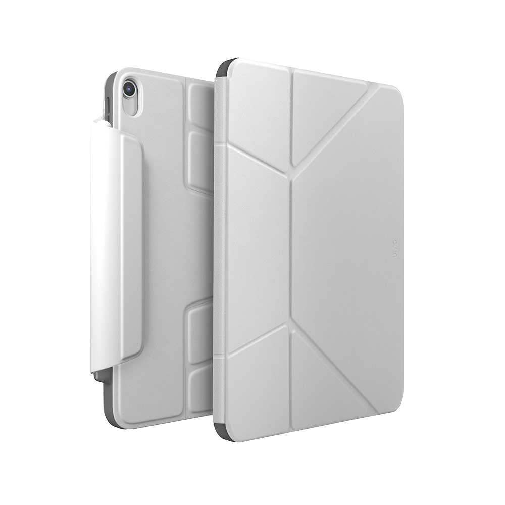Picture of Apple iPad Air 11 M3 2025 Case | Uniq Ryze 360 Degree Rotatable Standable as Stand Holder Protection Case for iPad Air 11 M2 2024 M3 2025 (Grey)