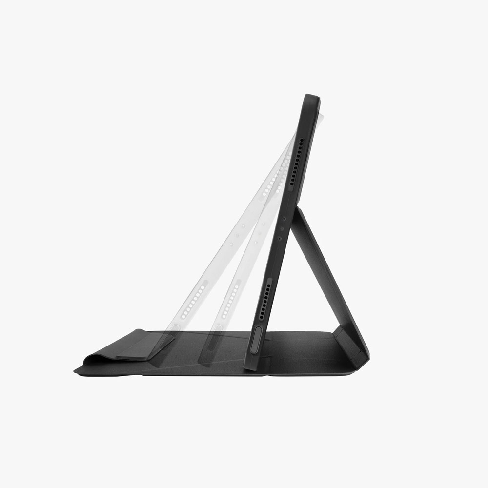 Picture of Apple iPad Pro 13 M4 2024 Case | Uniq Ryze 360 Degree Rotatable Standable as Stand Holder Protection Case for iPad Pro 13 M4 2024 (Black)