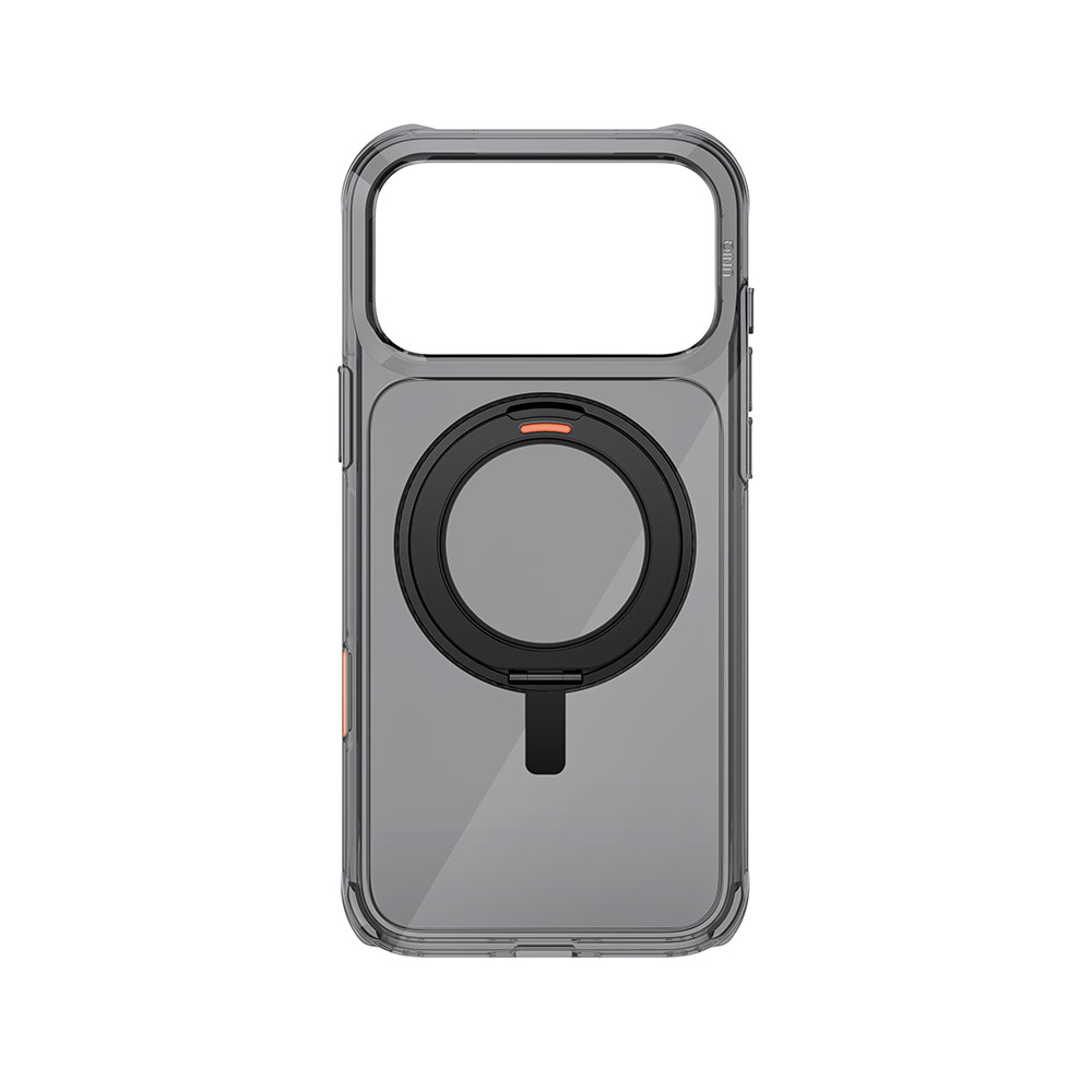 Picture of Apple iPhone 17 Pro Max 6.9 Case | Uniq Swivix Rotating 360 Kickstand Case Magclick Protection Case for iPhone 17 Pro Max 6.9 (Carbon Black)