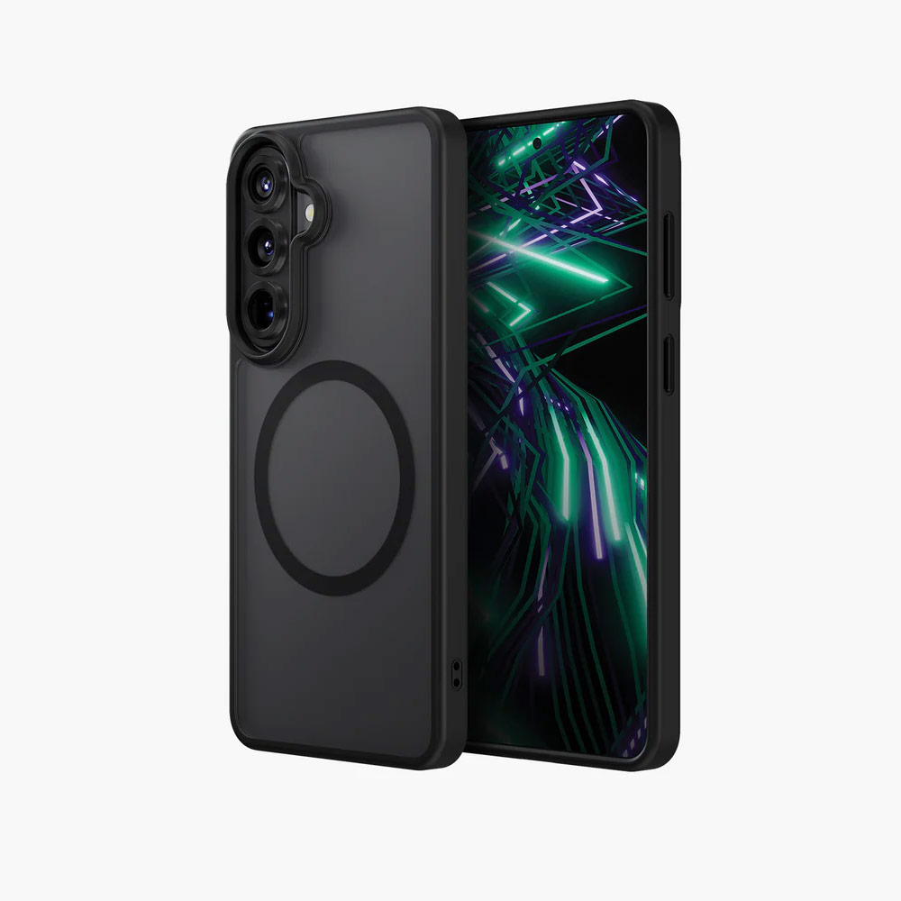 Picture of Samsung Galaxy S26 Plus Case | Uniq Hybrid Veren with MagClick Charging Matte Frosted Case for Samsung Galaxy S26 Plus (Smoky Frost)