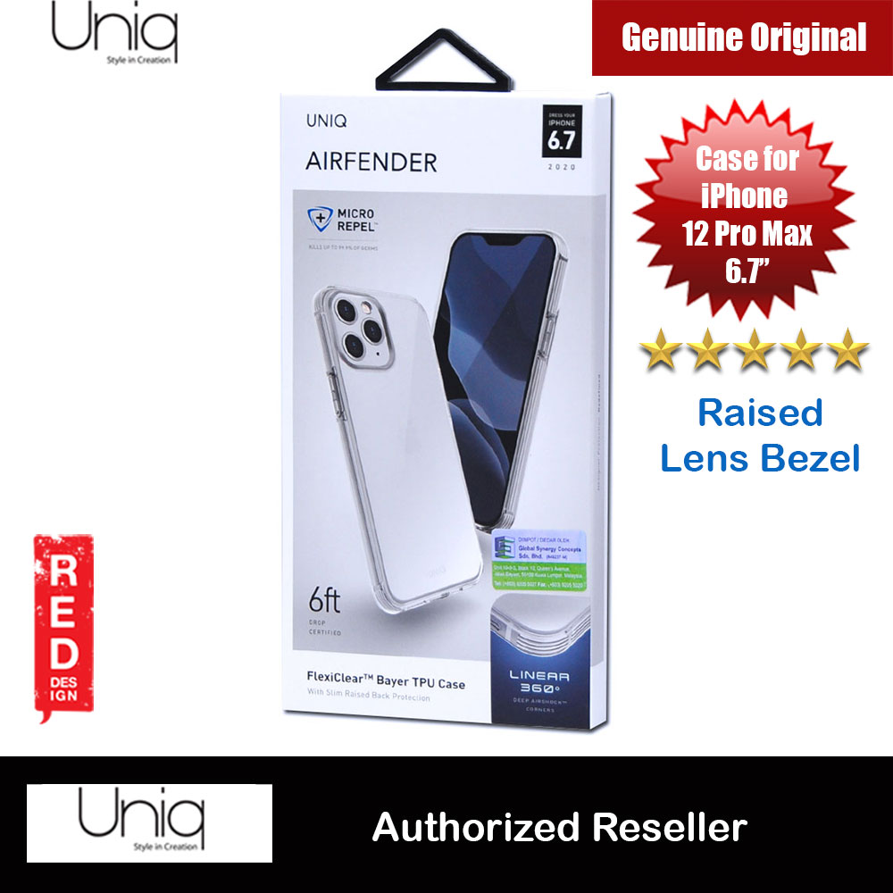 Picture of Uniq Air Fender Slim Ultra Light Flex Soft Drop Protection Case for iPhone 12 Pro Max 6.7 (Clear) Apple iPhone 12 Pro Max 6.7- Apple iPhone 12 Pro Max 6.7 Cases, Apple iPhone 12 Pro Max 6.7 Covers, iPad Cases and a wide selection of Apple iPhone 12 Pro Max 6.7 Accessories in Malaysia, Sabah, Sarawak and Singapore 