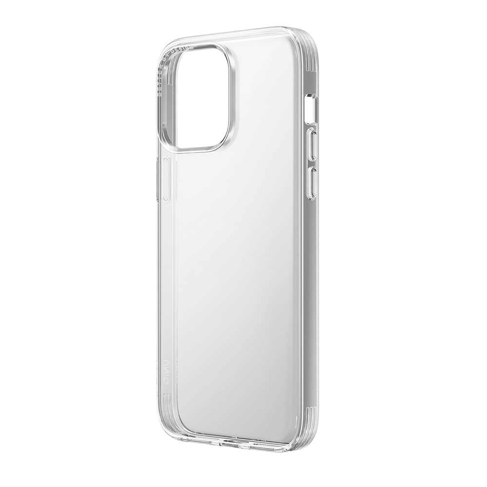 Picture of Apple iPhone 14 Pro 6.1 Case | Uniq Air Fender Slim Ultra Light Flex Soft Drop Protection Case for iPhone 14 Pro 6.1 (Nule Transparent Clear)