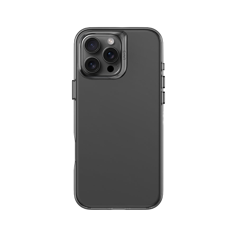Picture of Apple iPhone 16 Pro Max 6.9 Case | Uniq Air Fender Slim Ultra Light Flex Soft Drop Protection Case for iPhone 16 Pro Max 6.9 (Grey Tinted)