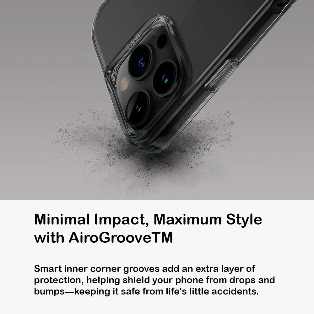 Picture of Apple iPhone 16 Pro Max 6.9 Case | Uniq Air Fender Slim Ultra Light Flex Soft Drop Protection Case for iPhone 16 Pro Max 6.9 (Clear)