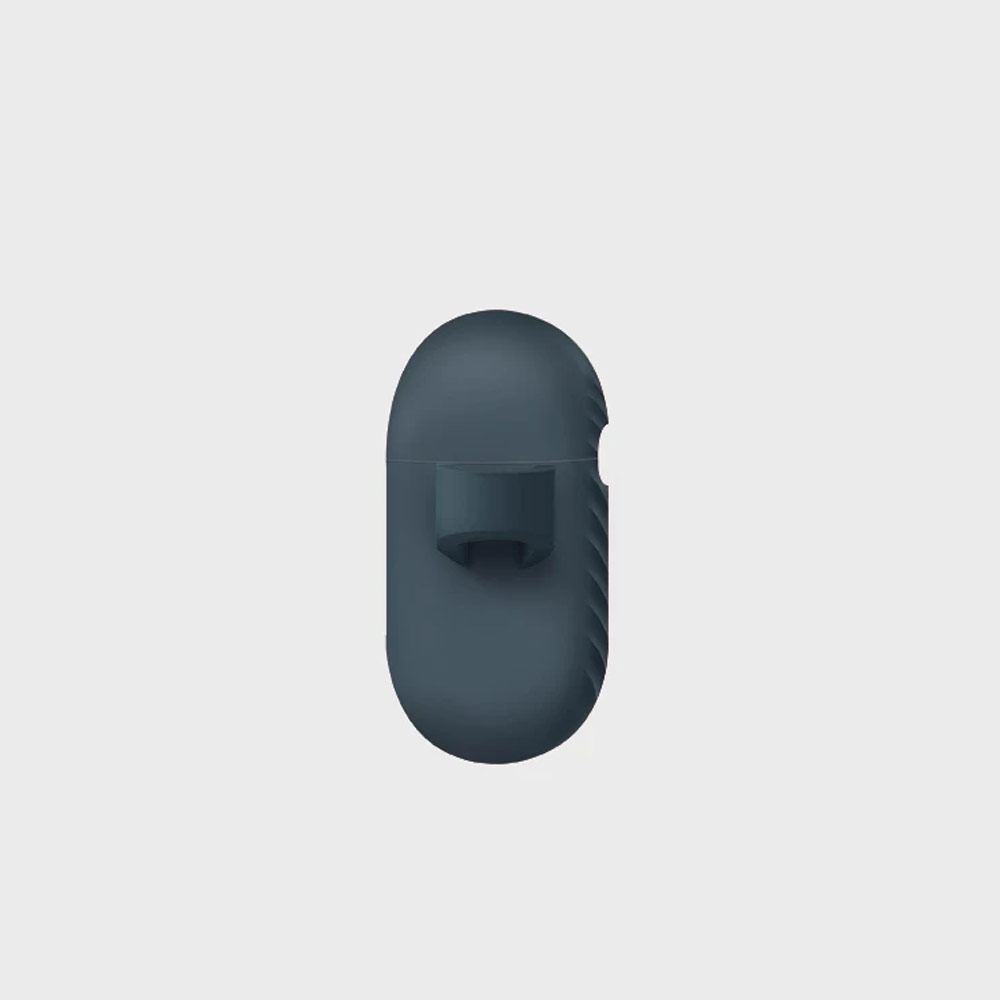 Picture of Apple Airpods 3 Case | Uniq Vencer Airpods 3 High Quality Premium Silicone Case with Aluminium Carabiner for Airpods 3 Airpods 3rd Gen (Nautical Blue)