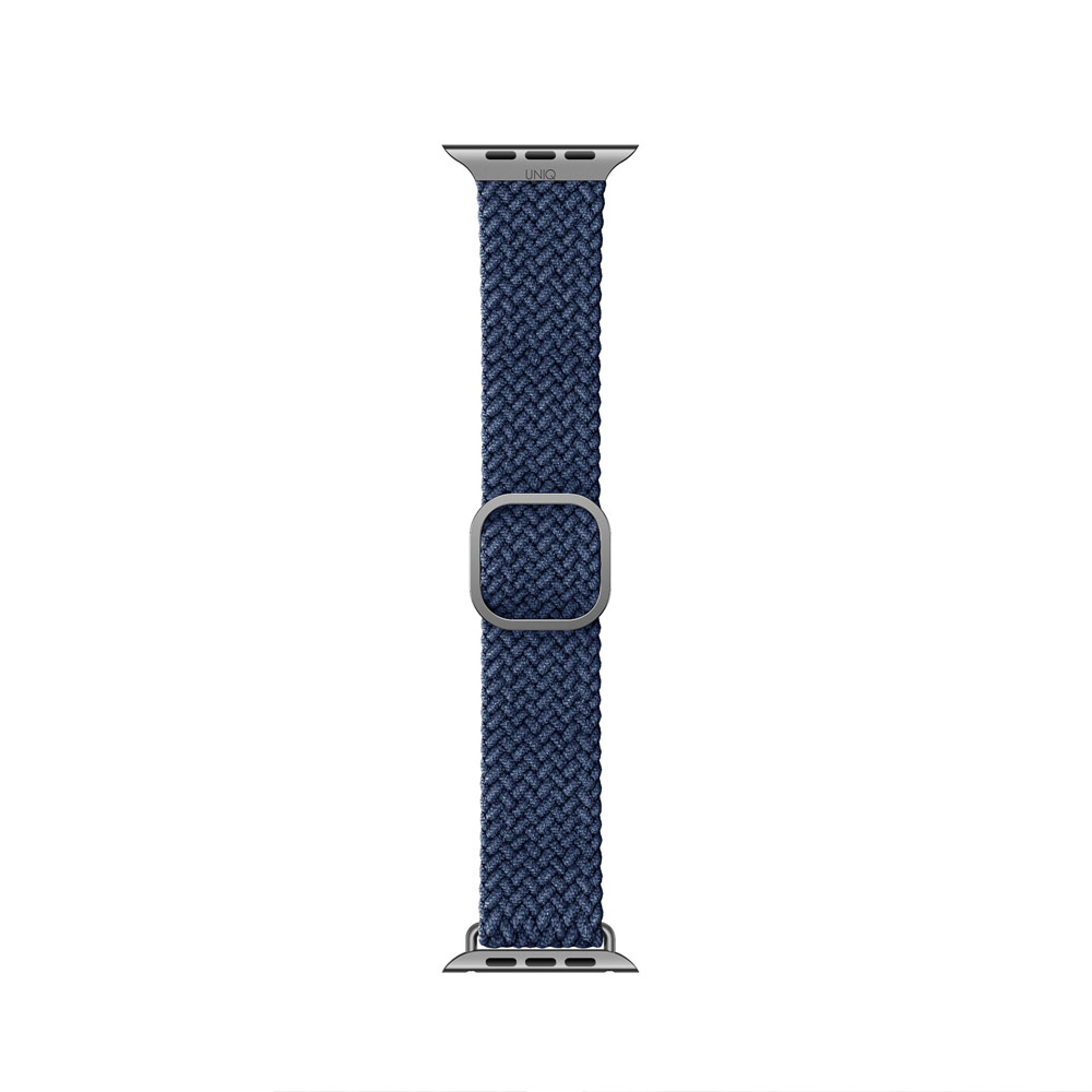 Picture of Apple Watch 42mm | Uniq Aspen Woven Soft Breathable Comfort Strap for Apple Watch 42mm 44mm Series 1 2 3 4 5 6 SE Nike (Blue)