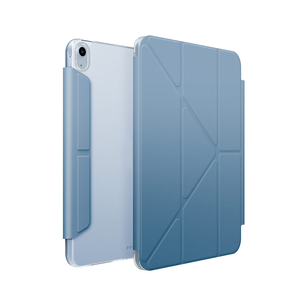 Picture of Apple iPad Air 11 M3 2025 Case | Uniq Camden Click Flip Cover Stand Case for iPad Air 11 M2 2024 M2 2025 (Blue)