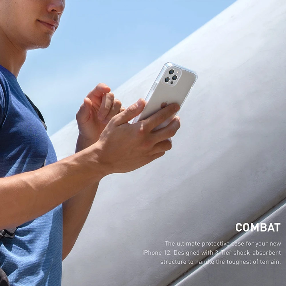 Picture of Apple iPhone 12 6.1 Case | Uniq Combat Ultra Tough Drop Protection Case for iPhone 12 iPhone 12 Pro 6.1 (Lavender)
