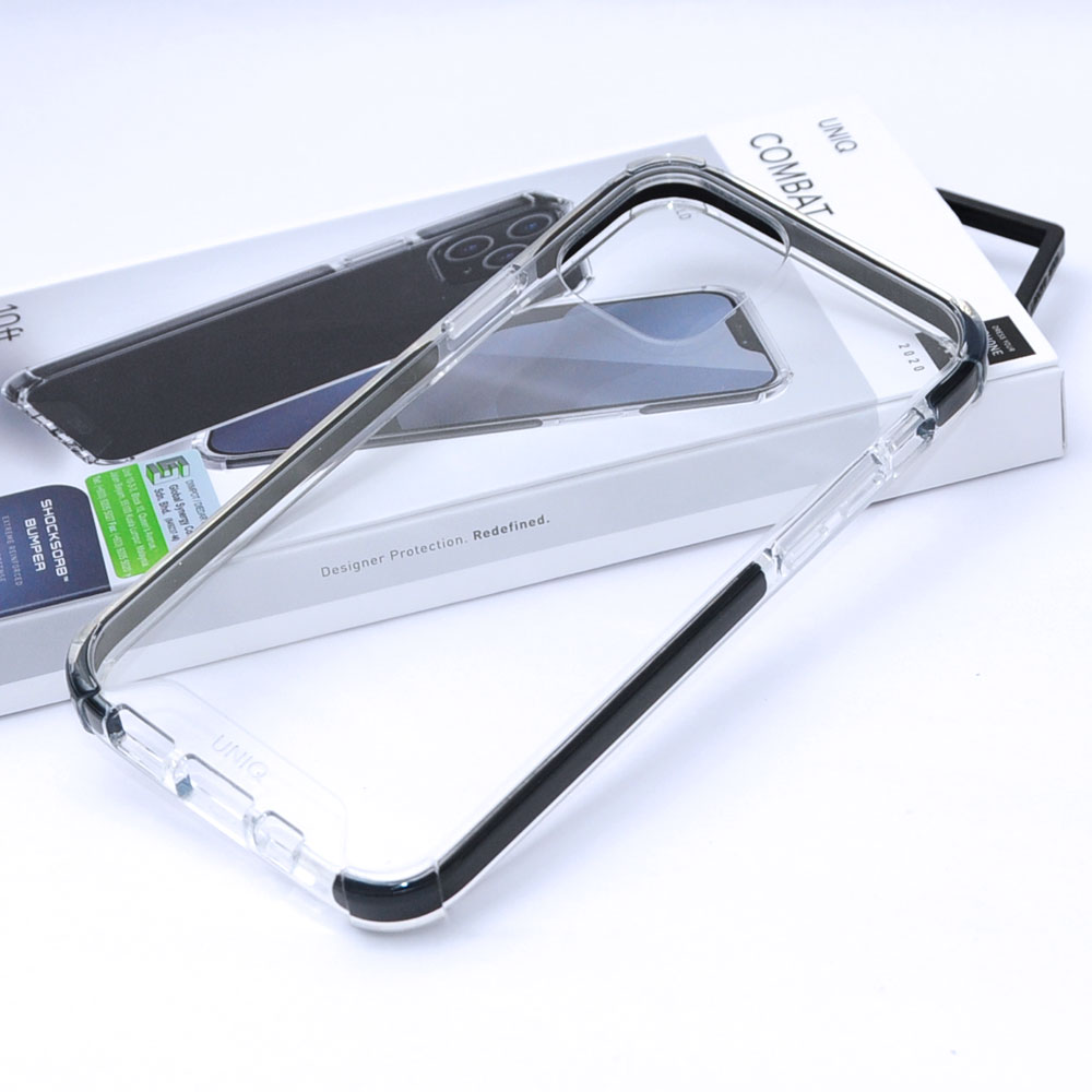 Picture of Apple iPhone 12 Pro Max 6.7 Case | Uniq Combat Ultra Tough Drop Protection Case for iPhone 12 Pro Max 6.7 (Black)