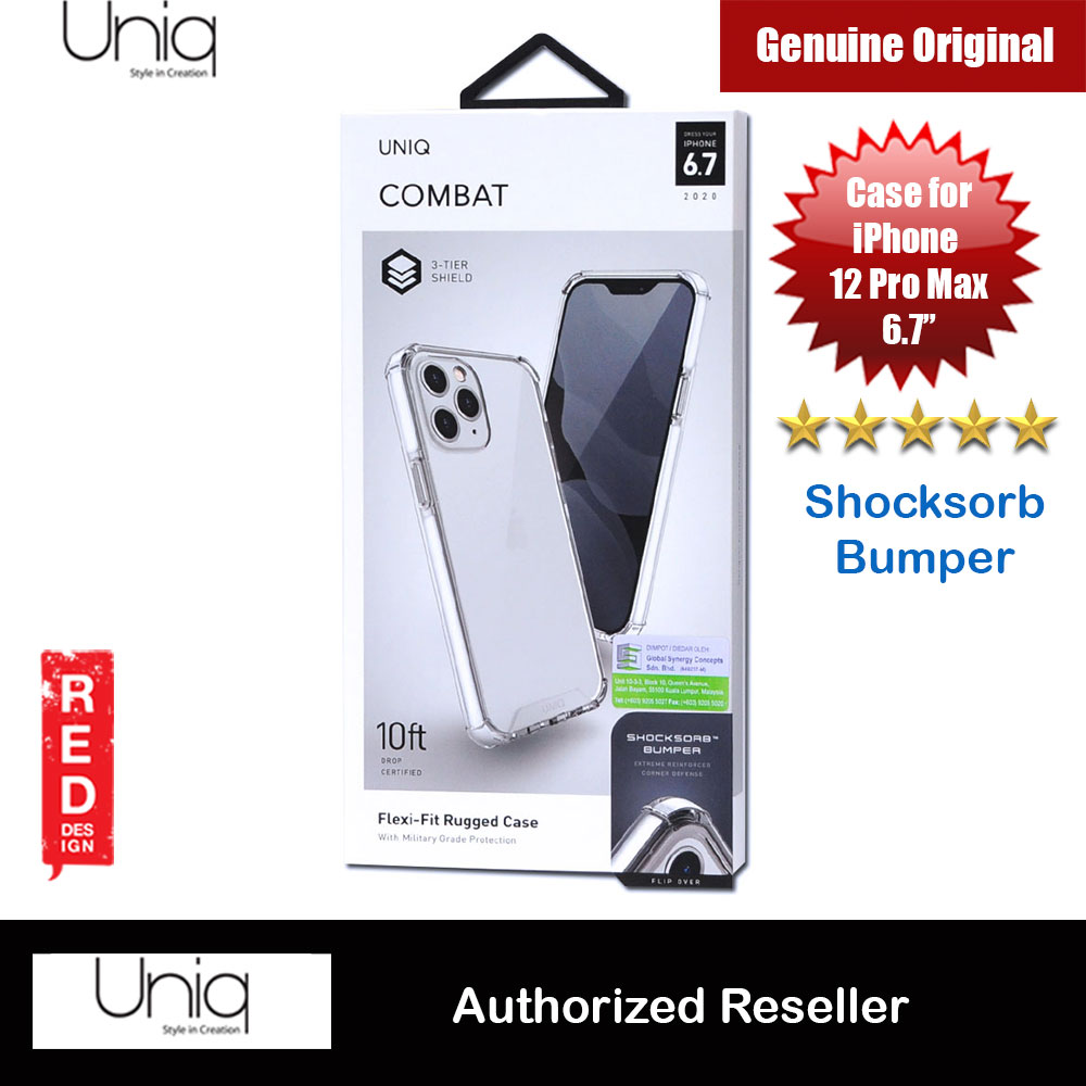 Picture of Uniq Combat Ultra Tough Drop Protection Case for iPhone 12 Pro Max 6.7 (White) Apple iPhone 12 Pro Max 6.7- Apple iPhone 12 Pro Max 6.7 Cases, Apple iPhone 12 Pro Max 6.7 Covers, iPad Cases and a wide selection of Apple iPhone 12 Pro Max 6.7 Accessories in Malaysia, Sabah, Sarawak and Singapore 