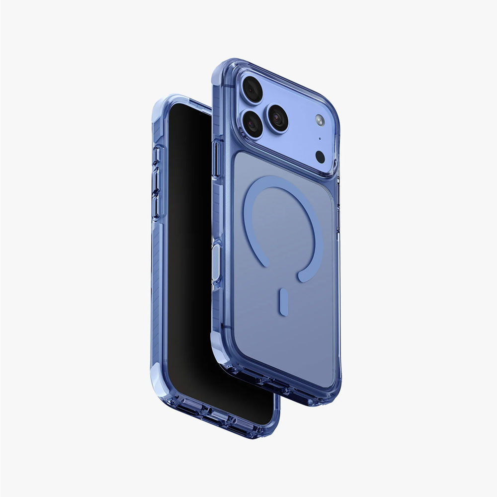 Picture of Apple iPhone 18 Pro Max Case | Uniq Combat Triple-Layered Protective MagClick Drop Protection Case with Camera Control Button for iPhone 18 Pro Max 6.9 - Polar Blue