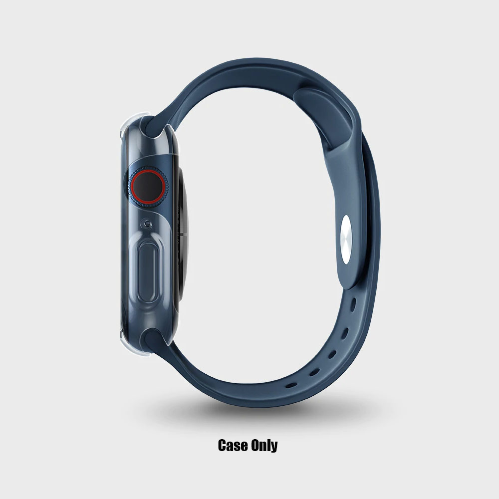 Picture of Apple Watch 45mm Case | Uniq Glase TPU Slim cover case for Apple Watch 45mm Series 7 Case (Dual Color Pack )