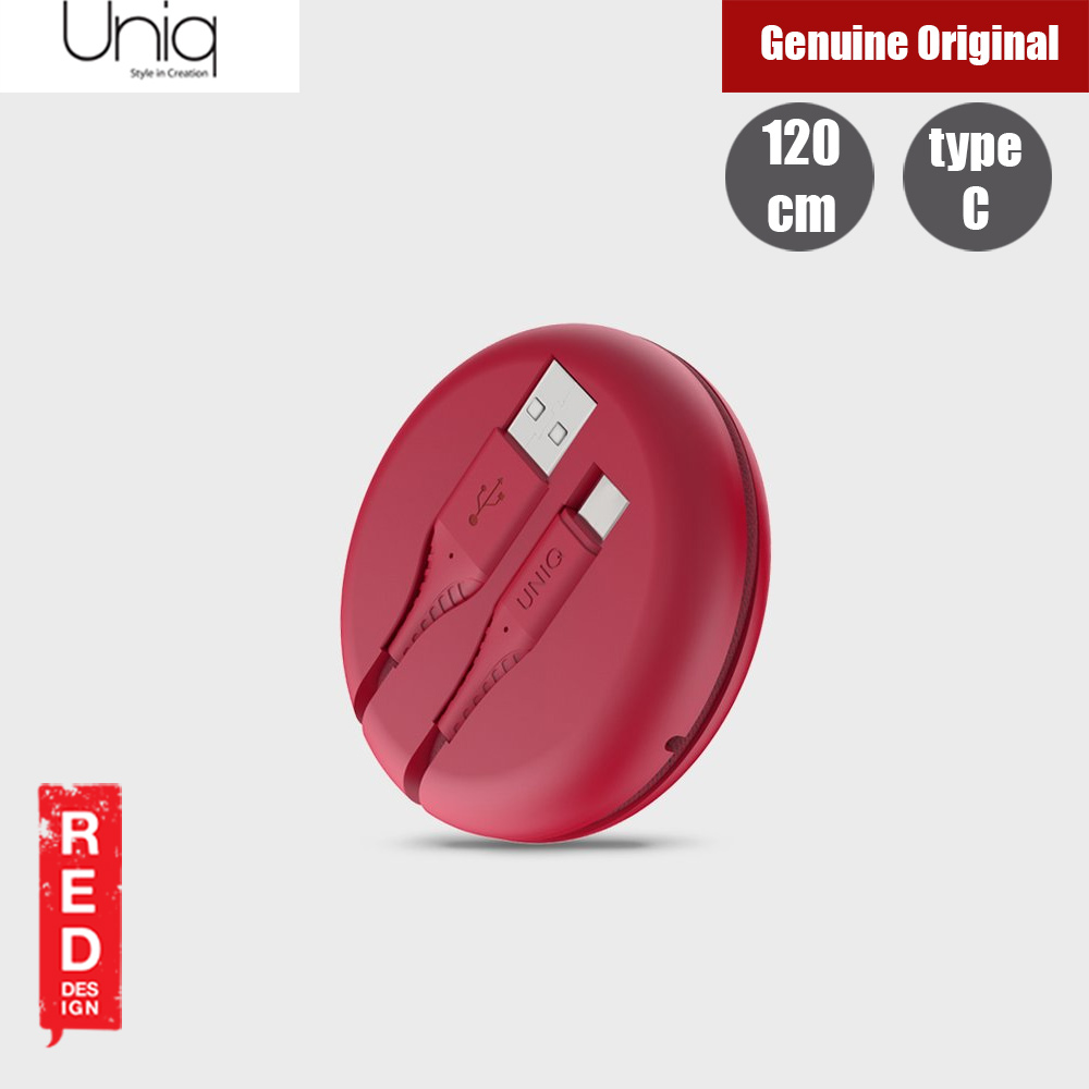 Picture of Uniq Halo 120cm Fast Charge Type C Cable with Organiser (Red) Red Design- Red Design Cases, Red Design Covers, iPad Cases and a wide selection of Red Design Accessories in Malaysia, Sabah, Sarawak and Singapore 