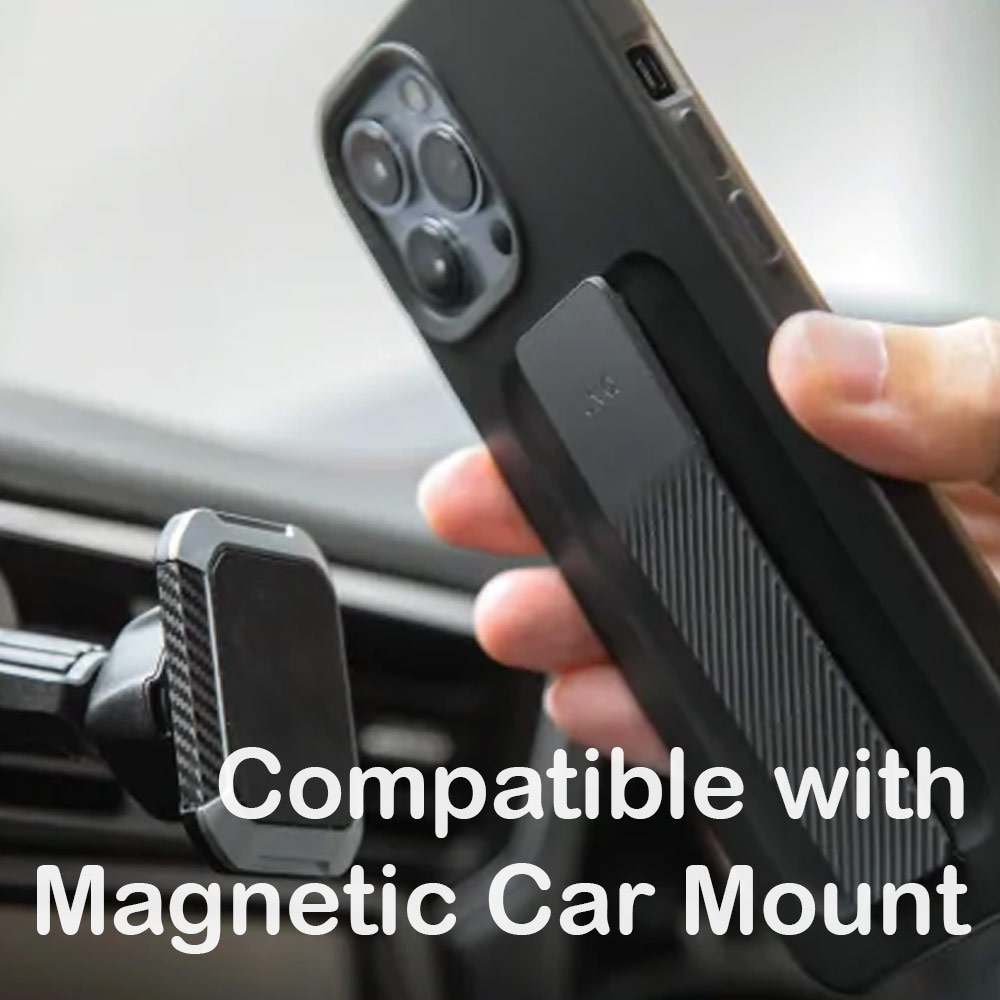 Picture of Apple iPhone 14 Pro 6.1 Case | Uniq Heldro Mount Hand Grip Design Drop Protection Case for iPhone 14 Pro 6.1 (Lucent Clear)