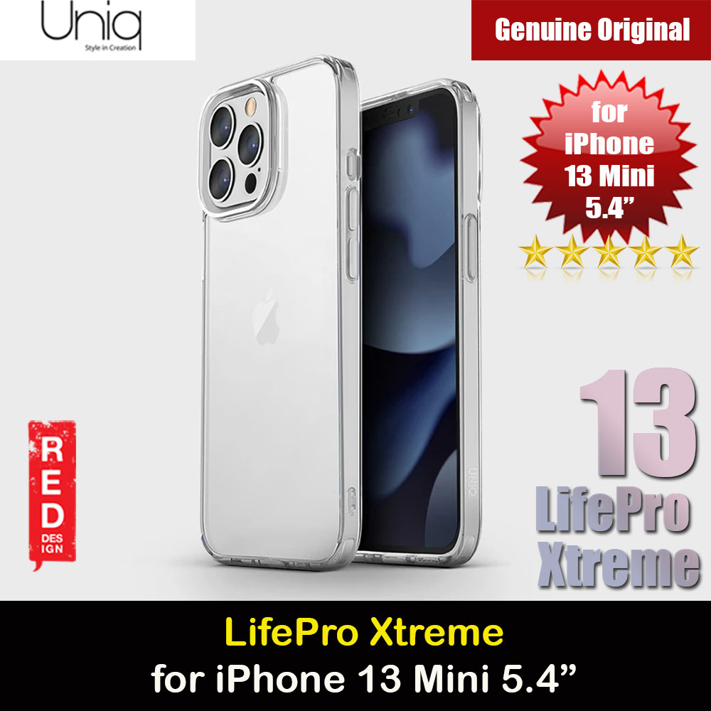 Picture of Uniq LifePro Xtreme Drop Protection Case for iPhone 13 Mini 5.4 (Clear) Apple iPhone 13 mini 5.4- Apple iPhone 13 mini 5.4 Cases, Apple iPhone 13 mini 5.4 Covers, iPad Cases and a wide selection of Apple iPhone 13 mini 5.4 Accessories in Malaysia, Sabah, Sarawak and Singapore 