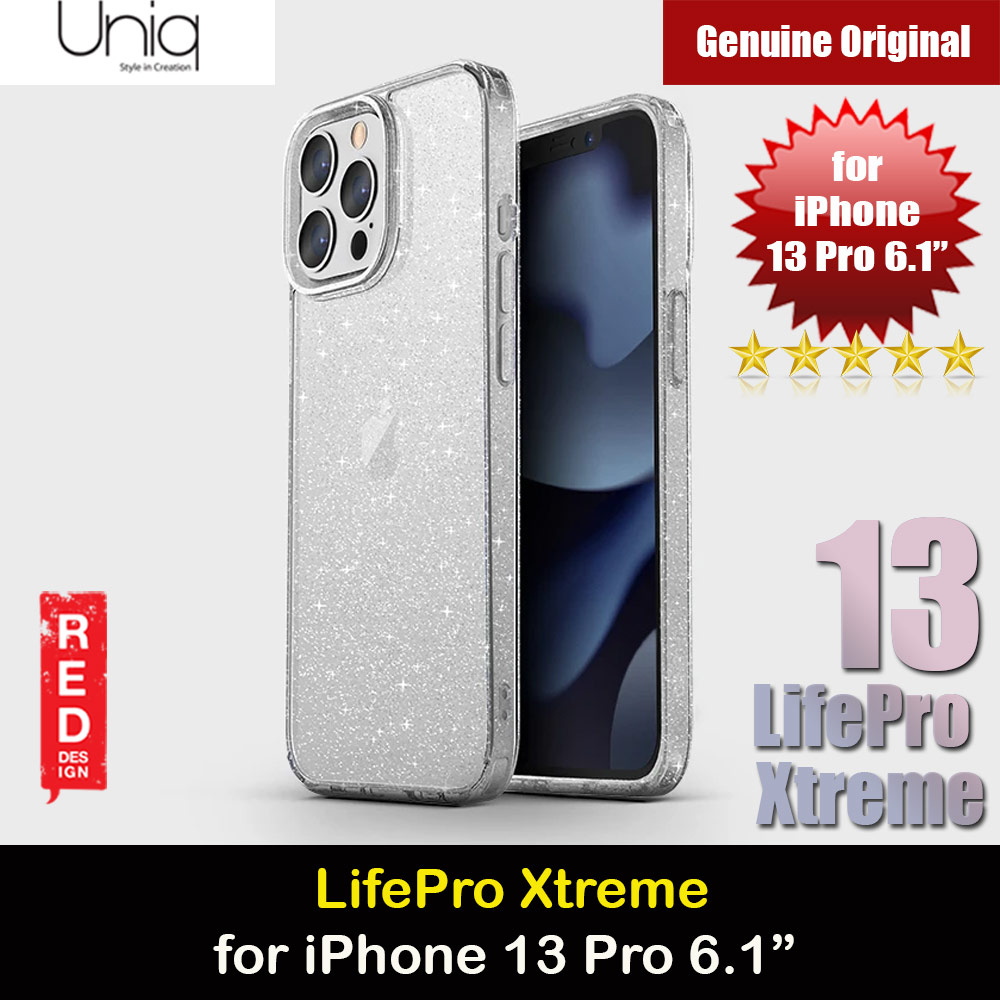 Picture of Uniq LifePro Xtreme Drop Protection Case for iPhone 13 Pro 6.1 (Glittery Tinsel) Apple iPhone 13 Pro 6.1- Apple iPhone 13 Pro 6.1 Cases, Apple iPhone 13 Pro 6.1 Covers, iPad Cases and a wide selection of Apple iPhone 13 Pro 6.1 Accessories in Malaysia, Sabah, Sarawak and Singapore 