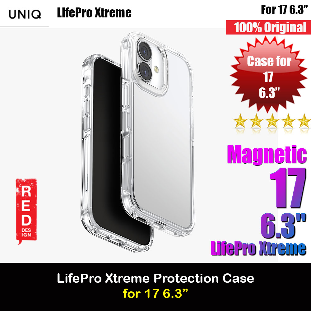 Picture of Uniq LifePro Xtreme Hybrid Slim Thin Transparent Drop Protection Case for iPhone 17 6.3 (Clear) Apple iPhone 17 6.3- Apple iPhone 17 6.3 Cases, Apple iPhone 17 6.3 Covers, iPad Cases and a wide selection of Apple iPhone 17 6.3 Accessories in Malaysia, Sabah, Sarawak and Singapore 