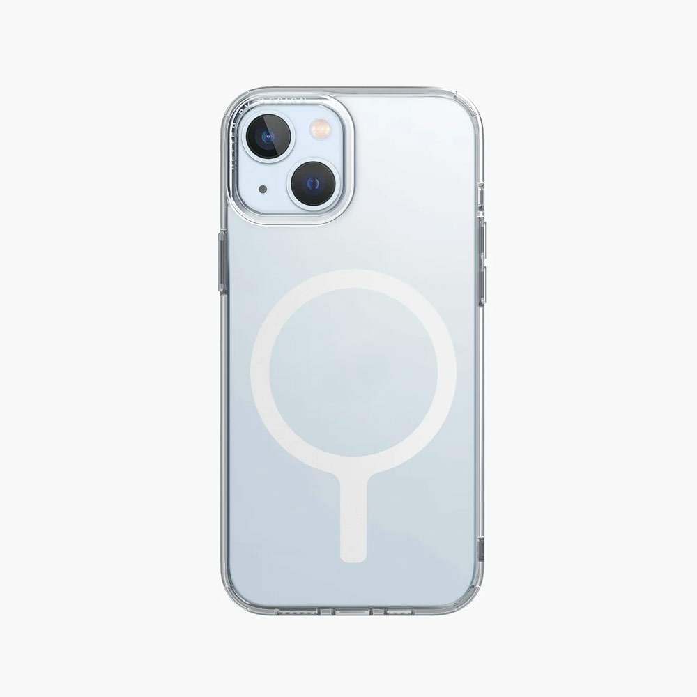 Picture of Apple iPhone 15 Plus 6.7 Case | Uniq LifePro Xtreme Magclick Slim Thin Clear Transparent Magsafe Magnetic Drop Protection Case for iPhone 15 Plus 6.7  (Clear)