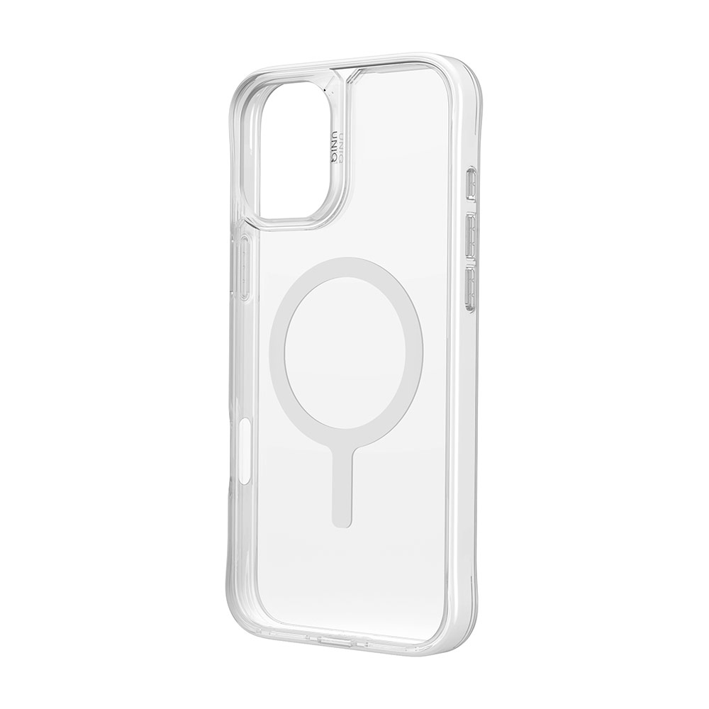 Picture of Apple iPhone 16 Pro 6.3 Case | Uniq LifePro Xtreme Magclick Slim Thin Clear Transparent Magsafe Magnetic Drop Protection Case for iPhone 16 Pro 6.3 (Clear Frost)