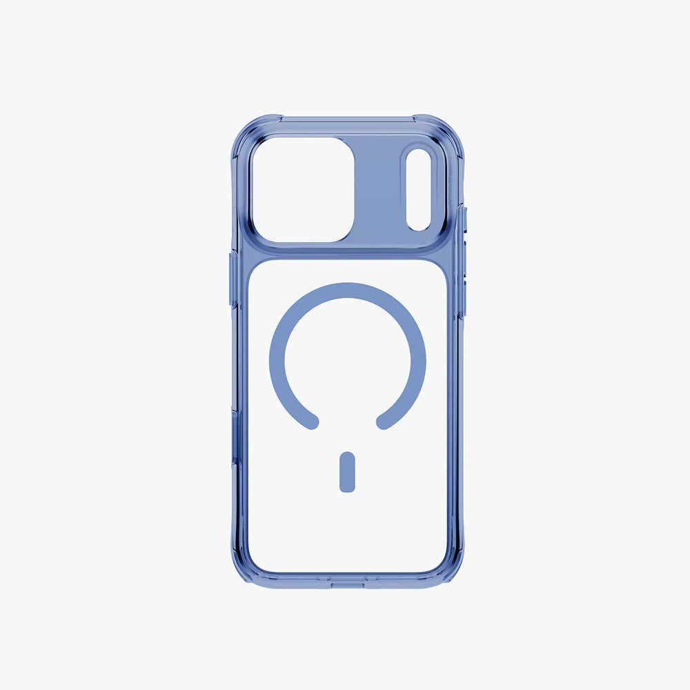 Picture of Apple iPhone 18 Pro Case | Uniq LifePro Xtreme Clear MagClick Case with Camera Control Button for iPhone 18 Pro 6.3 - Polar Blue