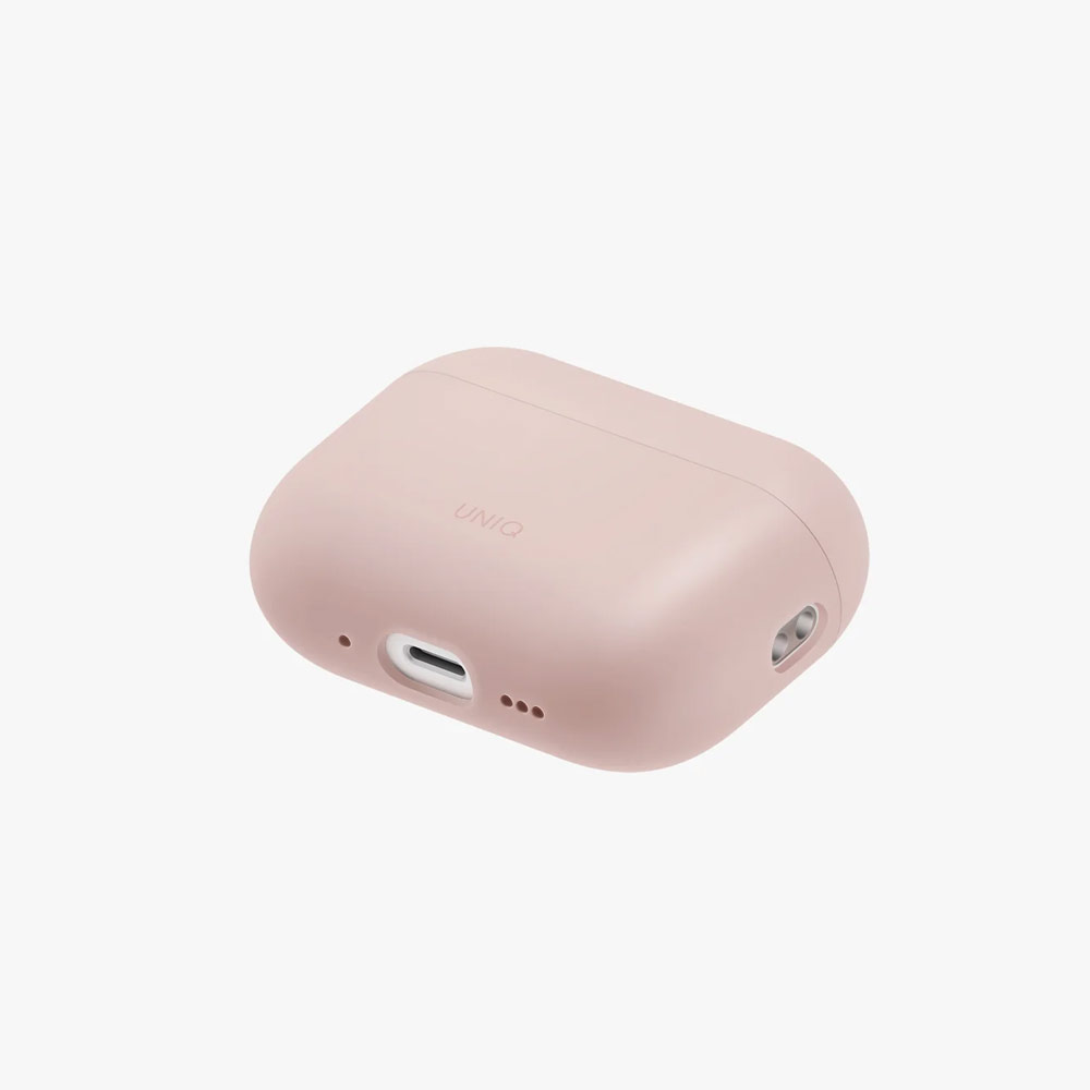 Picture of Apple Airpods Pro 3 Case | Uniq Lino Hybrid Silicone Case for Airpods Pro 3 3rd Gen 2025 (Pink)