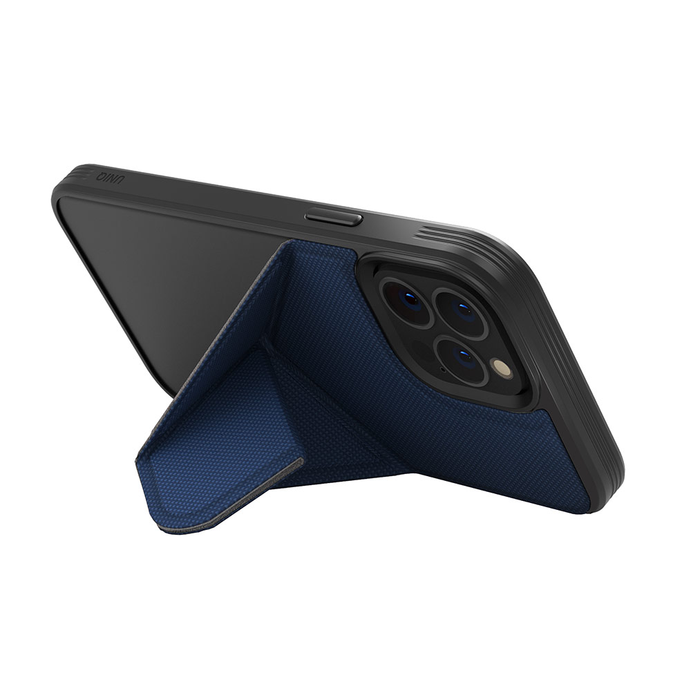 Picture of Apple iPhone 14 6.1 Case | Uniq MagClick Transforma Drop Protection Stand Case Magsafe Compatible for iPhone 14 6.1 (Electric Blue)