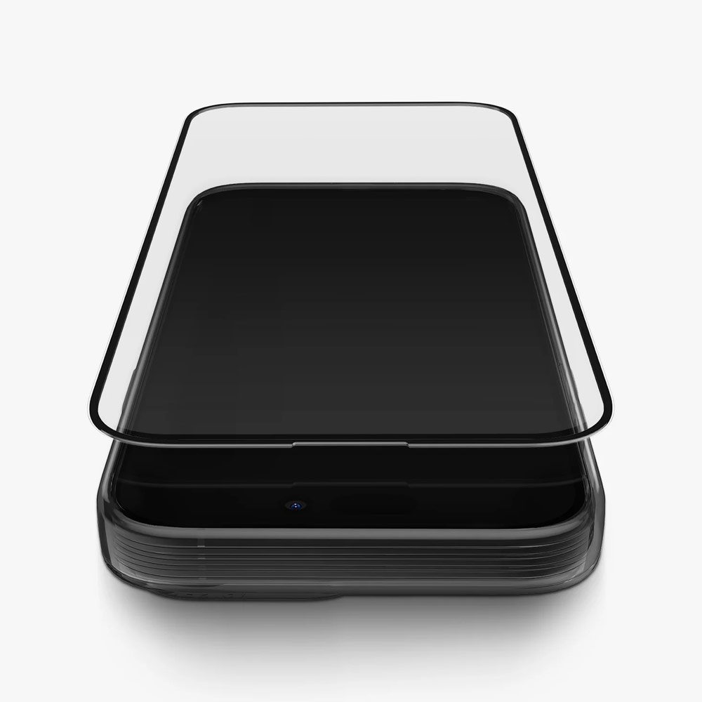 Picture of Apple iPhone 16 Plus 6.7 Screen Protector | Uniq Optix Matte Anti Glare Tempered Glass Screen Protector with Installation Helper Kit for iPhone 16 Plus 6.7 (Matte)