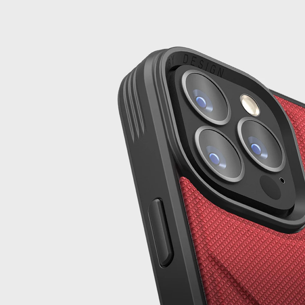 Picture of Apple iPhone 13 Pro Max 6.7 Case | Uniq Transforma Drop Protection Stand Case Magsafe Compatible for iPhone 13 Pro Max 6.7 (Coral Red)