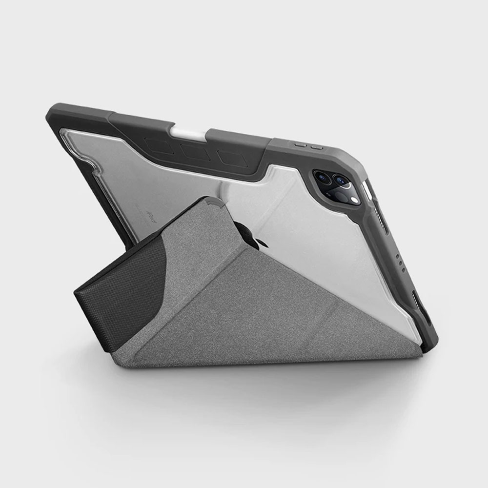 Picture of Apple iPad Air 10.9 2020 Case | Uniq Trexa Rugged Protective Case for iPad Pro 3rd Gen 2020 2021 iPad Air 10.9 2020 Stand Case Protection Case Flip Case (Red)