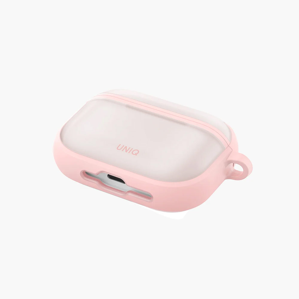 Picture of Apple Airpods Pro 3 Case | Uniq Veren Frosted Shield Case for Airpods Pro 3 3rd Gen 2025 (Pink)