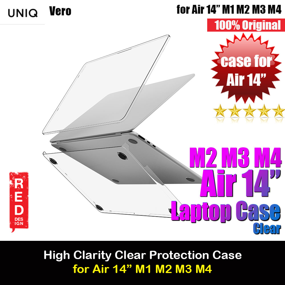 Picture of Uniq Vero Ultra Slim Snap Case for Macbook Pro 14 M2 M3 M4 ( Clear) Apple Macbook Pro 14 M2- Apple Macbook Pro 14 M2 Cases, Apple Macbook Pro 14 M2 Covers, iPad Cases and a wide selection of Apple Macbook Pro 14 M2 Accessories in Malaysia, Sabah, Sarawak and Singapore 