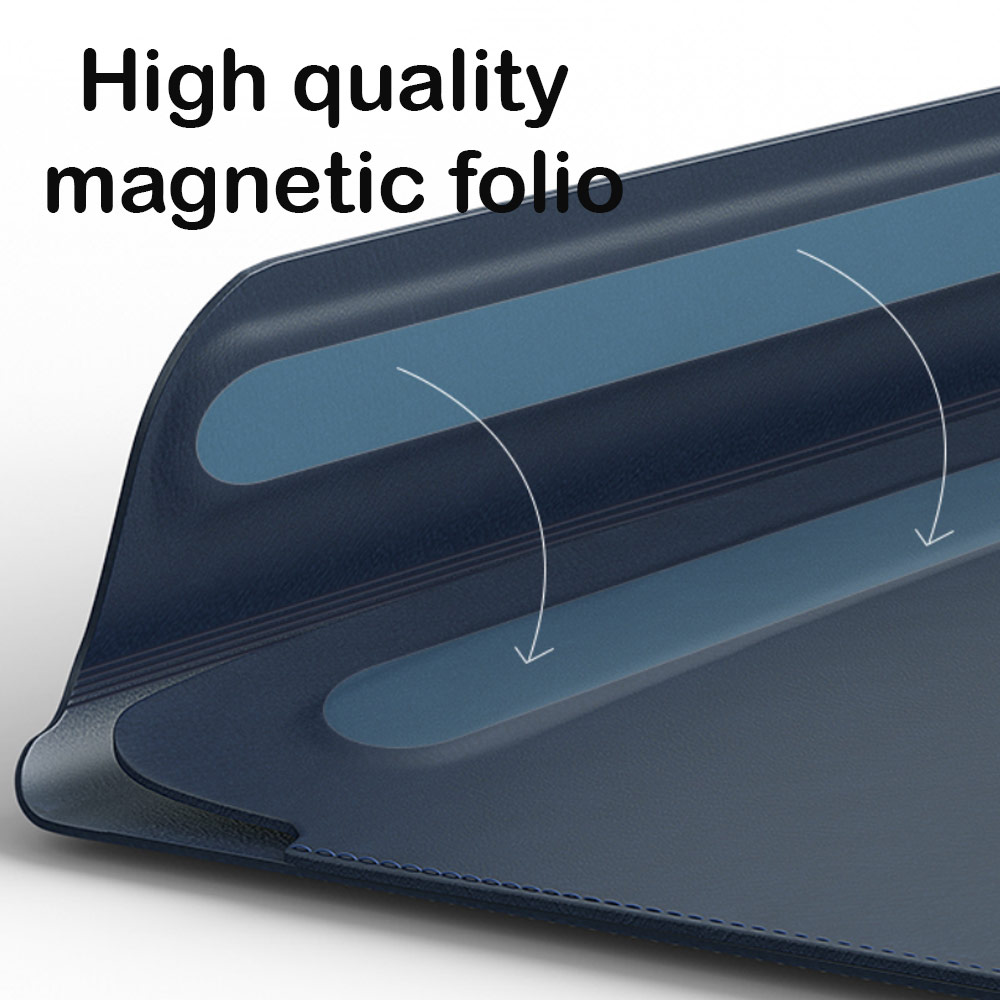 Picture of Apple Macbook Pro 14.2 2021 | WIWU Skin Pro Slim Stand PU Leather 2 in 1 Sleeve for Macbook Pro 16 M1 Pro M1 Max 2021 16 inches Laptop (Brown)